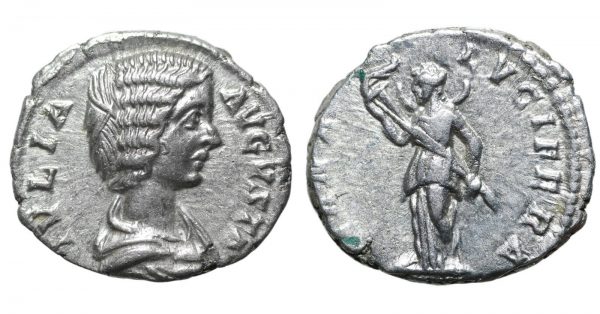 Julia Domna. Denarius. 193-211 AD Diana -0