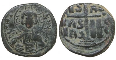 bronze coin byzantine follis